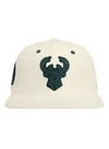 Pro Standard Triple Tonal Eggshell  Milwaukee Bucks Snapback Hat-front