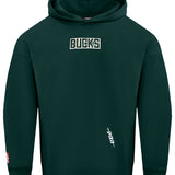 Pro Standard Wingspan Forest Milwaukee Bucks Hooded Sweatshirt-front