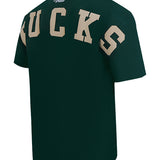 Pro Standard Wingspan Drop Shoulder Milwaukee Bucks T-Shirt-angled back