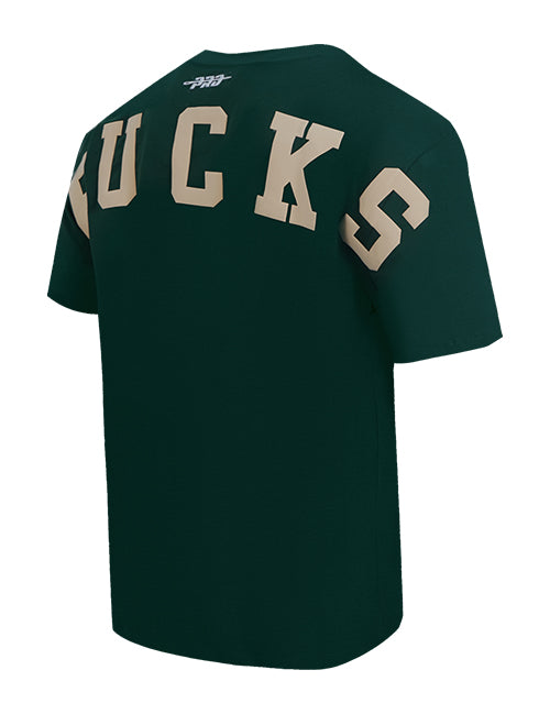 Pro Standard Wingspan Drop Shoulder Milwaukee Bucks T-Shirt-angled back