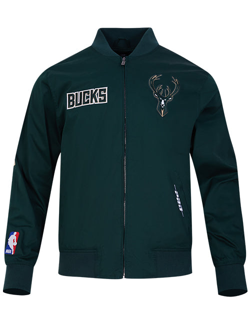 Pro Standard Wingspan Milwaukee Bucks Twill Jacket-front