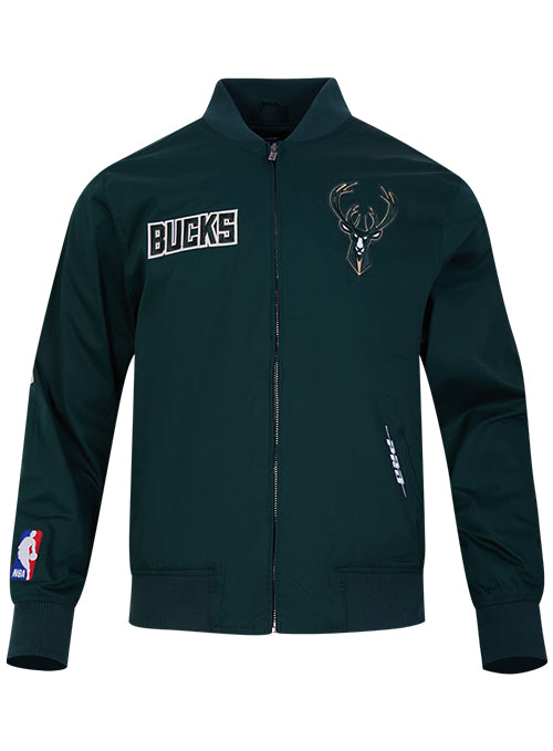 Pro Standard Wingspan Milwaukee Bucks Twill Jacket-front