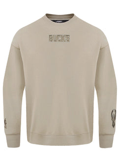 Pro Standard Wingspan Milwaukee Bucks Crewneck Sweatshirt-front