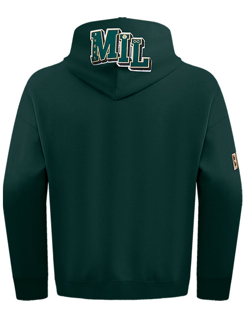 Pro Standard City Signature Milwaukee Bucks Hooded Sweatshirt-back