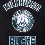 Pro Standard Retro Classic Milwaukee Bucks Hooded Sweatshirt-sleeve patch