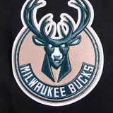 Pro Standard Retro Classic Milwaukee Bucks Hooded Sweatshirt-sleeve patch 2