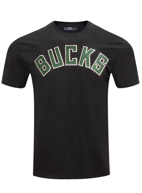 Pro Standard Classic Chenille Milwaukee Bucks T-Shirt-front