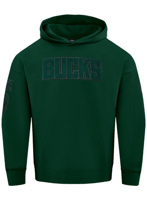 Pro Standard Triple Tonal Milwaukee Bucks Hooded Sweatshirt-front