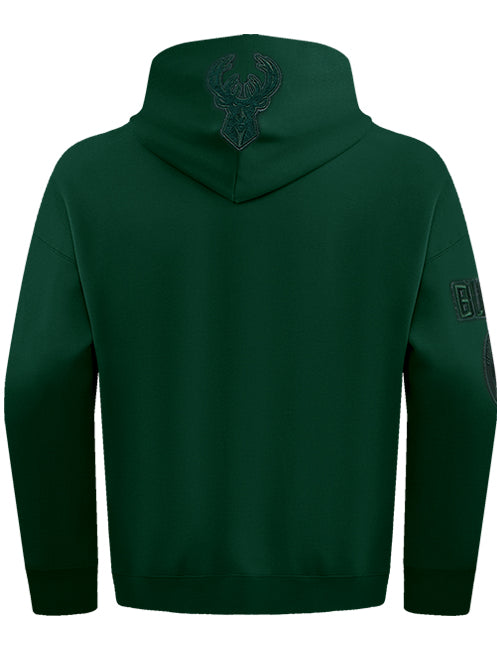 Pro Standard Triple Tonal Milwaukee Bucks Hooded Sweatshirt-back