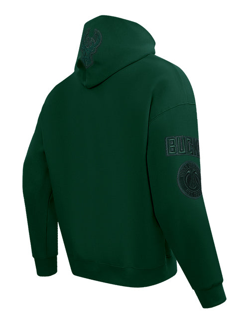 Pro Standard Triple Tonal Milwaukee Bucks Hooded Sweatshirt-angled back