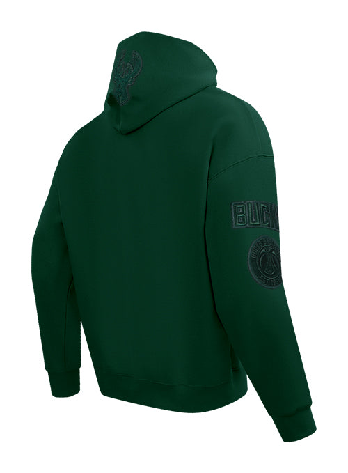 Pro Standard Triple Tonal Milwaukee Bucks Hooded Sweatshirt-angled back