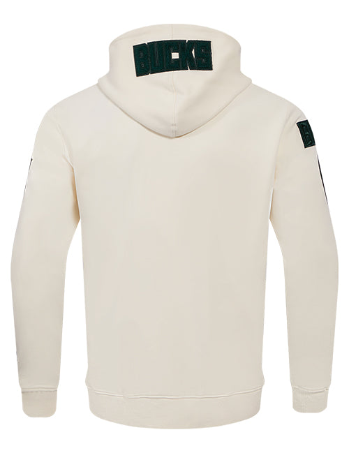 Pro Standard Triple Tonal Milwaukee Bucks Full-Zip Hooded Sweatshirt-back