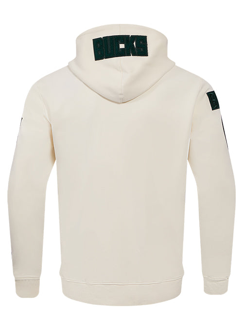 Pro Standard Triple Tonal Milwaukee Bucks Full-Zip Hooded Sweatshirt-back