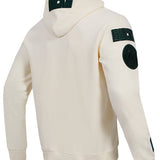 Pro Standard Triple Tonal Milwaukee Bucks Full-Zip Hooded Sweatshirt-angled back