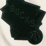 Pro Standard Triple Tonal Milwaukee Bucks Full-Zip Hooded Sweatshirt-sleeve 2