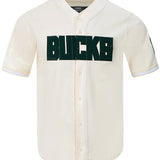 Pro Standard – Dreifarbiges Milwaukee Bucks-Baseballtrikot