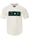 Pro Standard – Dreifarbiges Milwaukee Bucks-Baseballtrikot