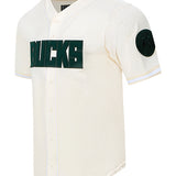 Pro Standard – Dreifarbiges Milwaukee Bucks-Baseballtrikot