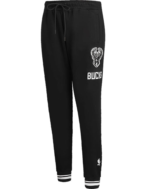 Women's Pro Standard Pearls Milwaukee Bucks Jogger Sweatpants-angled front