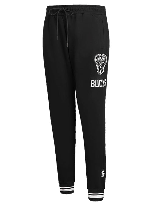 Women's Pro Standard Pearls Milwaukee Bucks Jogger Sweatpants-angled front