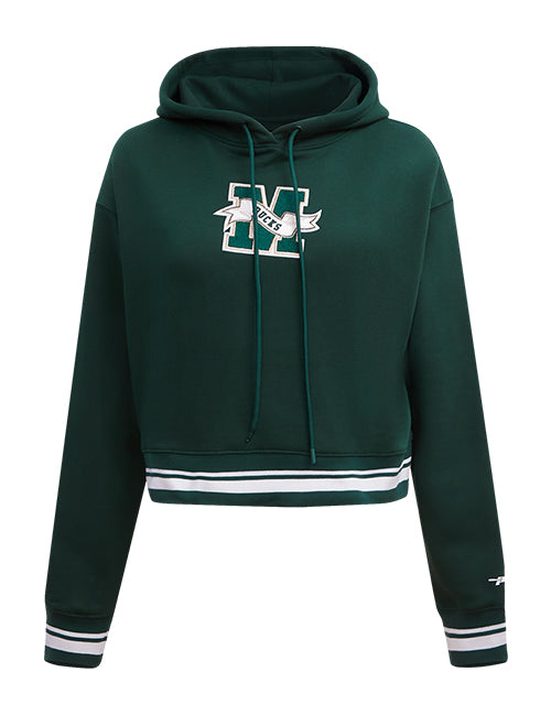 Women's Pro Standard Pennants Milwaukee Bucks Hooded Sweatshirt-front