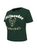 Women's Pro Standard Old English Milwaukee Bucks Slim Fit T-Shirt-angled front