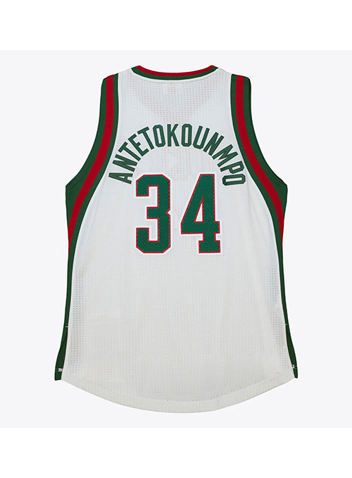 Mitchell & Ness HWC '13 Giannis Antetokounmpo Milwaukee Bucks Authentic Jersey-back