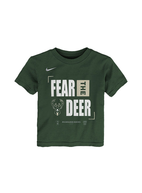 Toddler Nike 2024 Playoffs Mantra Milwaukee Bucks T-Shirt