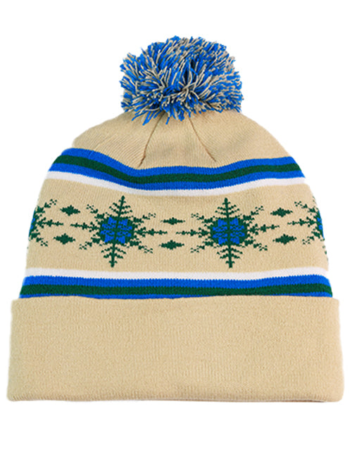 Item of the Game Winter Sweater Milwaukee Bucks Pom Cuff Knit Hat-back