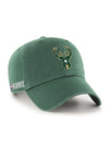 47 Brand Clean Up 2024 Playoffs Milwaukee Bucks Adjustable Hat SIDE