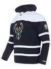 Pro Standard Classic Milwaukee Bucks Hockey Hooded Sweatshirt-angled front