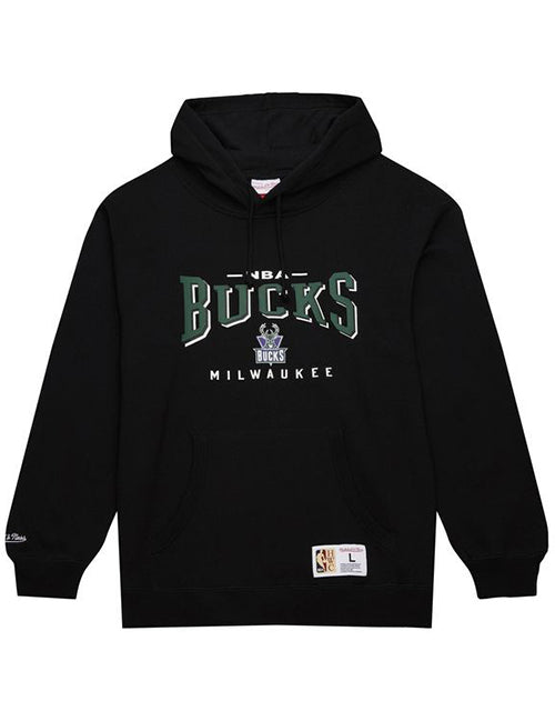 Mitchell & Ness HWC '93 Milwaukee Bucks Vintage Hooded Sweatshirt-front