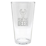 Great American Products Fear The Deer Milwaukee Bucks Pint Glass