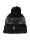 Bucks In Six x New Era Cuff City Block Milwaukee Bucks Knit Hat-back