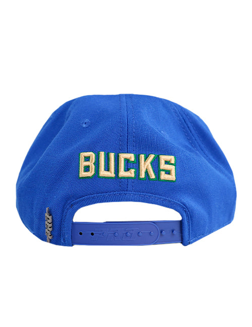 Pro Standard 2024-25 City Edition Milwaukee Bucks Icon Snapback Hat-Back