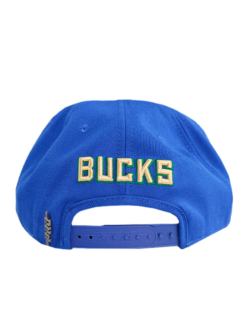 Pro Standard 2024-25 City Edition Milwaukee Bucks Icon Snapback Hat-Back