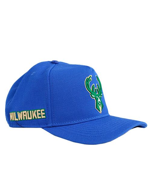 Pro Standard 2024-25 City Edition Milwaukee Bucks Icon Snapback Hat-right