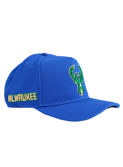 Pro Standard 2024-25 City Edition Milwaukee Bucks Icon Snapback Hat-right