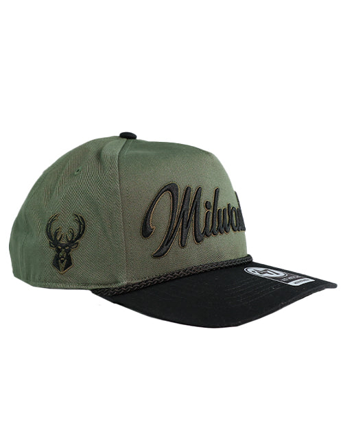 '47 Brand Overhand Hitch Milwaukee Bucks Adjustable Hat-right