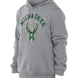 New Era Double Game Day Milwaukee Bucks Hooded Sweatshirt-front