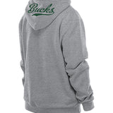 New Era Double Game Day Milwaukee Bucks Hooded Sweatshirt-back