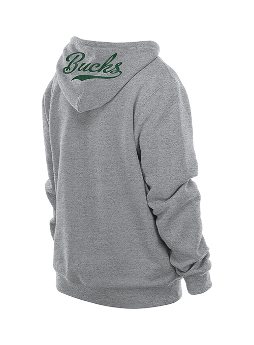 New Era Double Game Day Milwaukee Bucks Hooded Sweatshirt-back