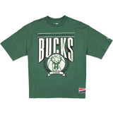 New Era Throwback Milwaukee Bucks Washed T-Shirt-front