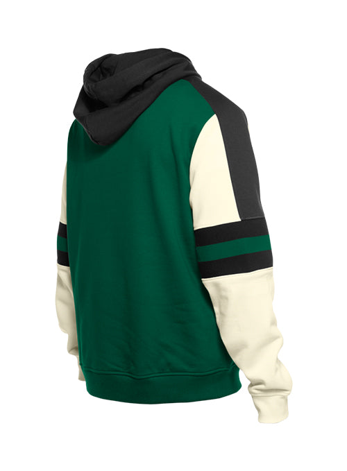 New Era Throwback Milwaukee Bucks Full Zip Hooded Sweatshirt-back