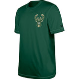 New Era Leisure Green Milwaukee Bucks T-Shirt