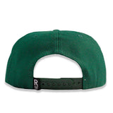 Bucks In Six x Roots Of Fight '68 Script Milwaukee Bucks Snapback Hat-back