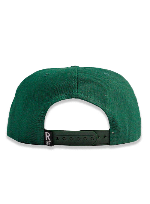 Bucks In Six x Roots Of Fight '68 Script Milwaukee Bucks Snapback Hat-back