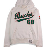 Bucks In Six x Roots Of Fight World Champs Script Milwaukee Bucks Hooded Sweatshirt