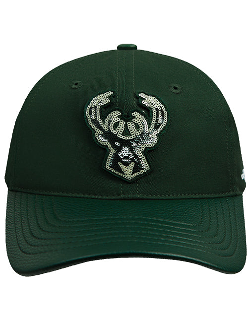 Women's Pro Standard Game Day Milwaukee Bucks Classic Dad Hat-front