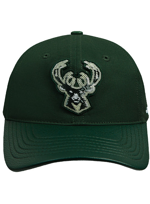 Women's Pro Standard Game Day Milwaukee Bucks Classic Dad Hat-front